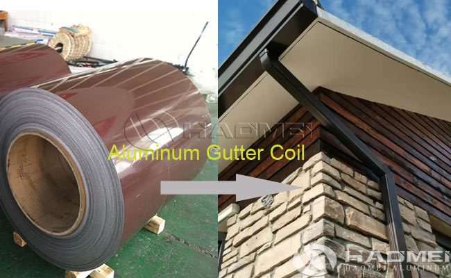 coated aluminum coil for gutters
